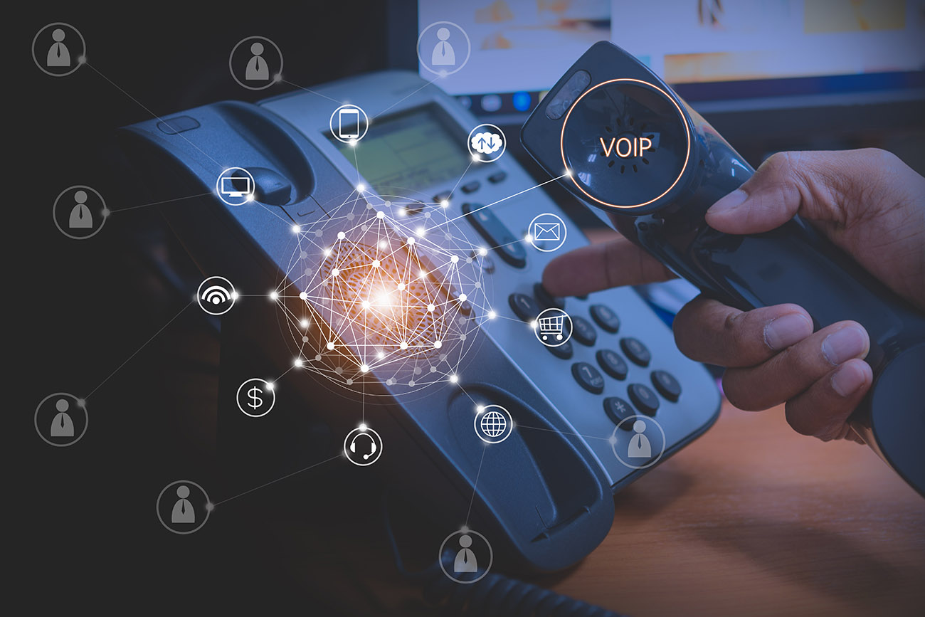 Voip services connected over cloud communication