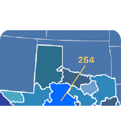 325 area code map 