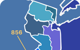 856 area code map