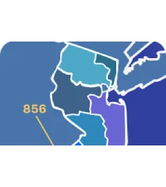 856 area code map