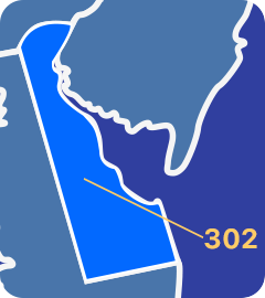 302 area code map