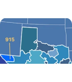 915 area code map