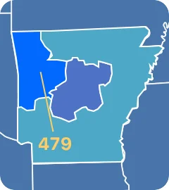 479 area code map