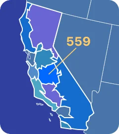 559 area code map