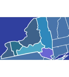 516 and 363 area codes map