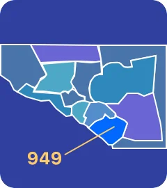 949 area code map