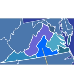 434 area code map