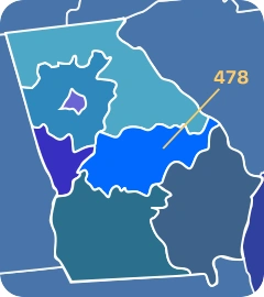 478 area code map