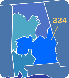 334 area code map - Montgomery, Alabama