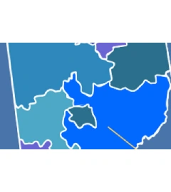 740 and 220 area codes map