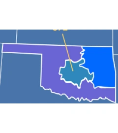 405 and 572 area code map