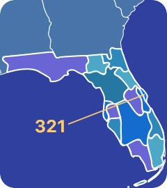 321 area code map