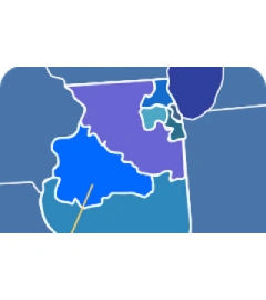 309 area code map 