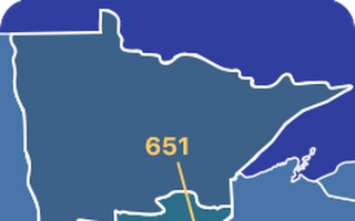 651 area code map