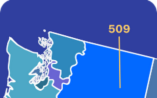 509 area code map