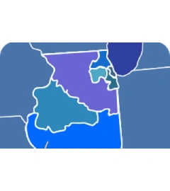 217 and 447 area codes map