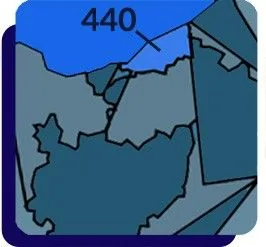 440 area code map