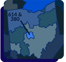 columbus ohio map