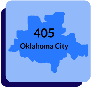 405 area code map