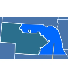 402 and 531 area codes map