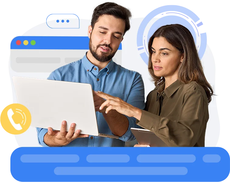 Customer management software dashboard screenshot