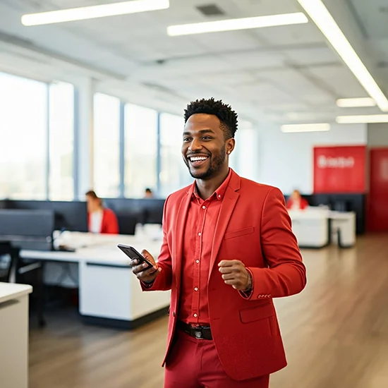 Team member scheduling sales on computer software